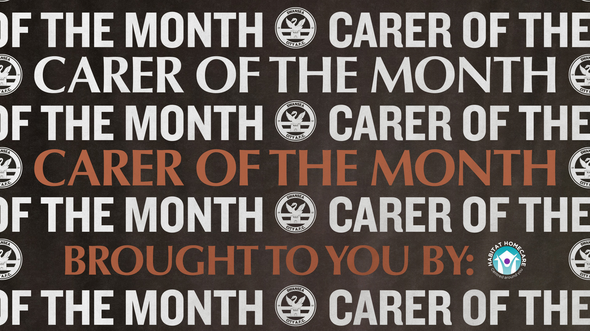 Swansea City and Habitat Homecare link up for Carer of the Month Swansea